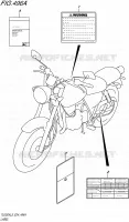 LABEL for Suzuki TU 250 2015