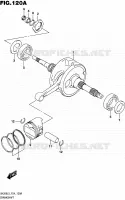 CRANKSHAFT for Suzuki BURGMAN 200 2015