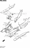 FOOTREST for Suzuki BURGMAN 200 2015