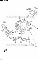FRAME for Suzuki BURGMAN 200 2015