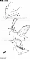 FRONT FAIRING for Suzuki BURGMAN 200 2015