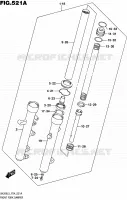 FRONT FORK for Suzuki BURGMAN 200 2015