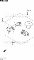 LOCK SET for Suzuki BURGMAN 200 2015