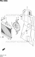 RADIATOR for Suzuki BURGMAN 200 2015