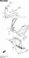 FRONT FAIRING for Suzuki BURGMAN 200 2015