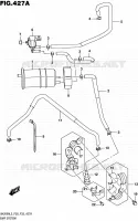 FUEL EVAP SYSTEM (UH200AL5 P33) for Suzuki BURGMAN 200 2015
