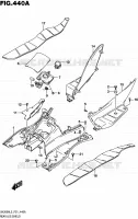 FOOTREST for Suzuki BURGMAN 200 2015