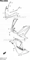 FRONT FAIRING for Suzuki BURGMAN 200 2015