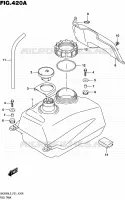 FUEL TANK for Suzuki BURGMAN 200 2015