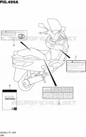 LABEL for Suzuki BURGMAN 200 2015