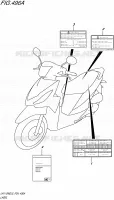 LABEL for Suzuki ADDRESS 110 2015