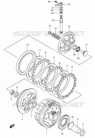 CLUTCH for Suzuki INTRUDER 125 2007