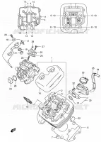 CYLINDER HEAD (AVT) for Suzuki INTRUDER 125 2007