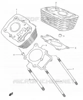 CYLINDER for Suzuki INTRUDER 125 2007
