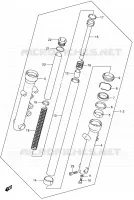 FRONT FORK for Suzuki INTRUDER 125 2007