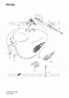 FUEL TANK (MODELE K6/K7) for Suzuki INTRUDER 125 2007