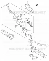 HANDGRIPS   LEVERS  for Suzuki INTRUDER 125 2007