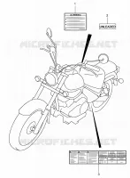 LABEL for Suzuki INTRUDER 125 2007
