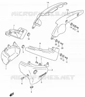 REAR FAIRING for Suzuki INTRUDER 125 2007
