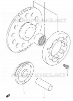 STARTER MOTOR CLUTCH for Suzuki INTRUDER 125 2007