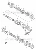 TRANSMISSION for Suzuki INTRUDER 125 2007