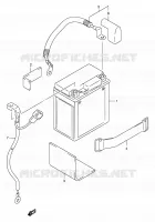 BATTERY for Suzuki INTRUDER 125 2000
