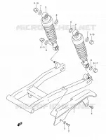 CHAIN GUARD for Suzuki INTRUDER 125 2000