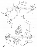 ELECTRICAL for Suzuki INTRUDER 125 2000