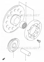 STARTER MOTOR CLUTCH for Suzuki INTRUDER 125 2000