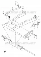 SWINGARM for Suzuki INTRUDER 125 2000
