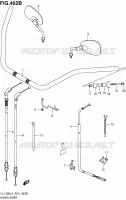 HANDLEBAR (VL1500BL4 E24) for Suzuki INTRUDER 1500 2014