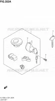 LOCK SET for Suzuki INTRUDER 1500 2014
