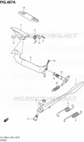 STAND (VL1500L4 E24) for Suzuki INTRUDER 1500 2014