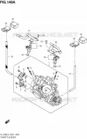 THROTTLE BODY for Suzuki INTRUDER 1500 2014