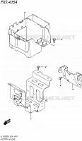 BATTERY BOX   TOOLS for Suzuki INTRUDER 1500 2015