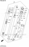 FRONT FORK for Suzuki INTRUDER 1500 2015