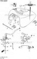FUEL TANK for Suzuki INTRUDER 1500 2015