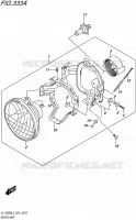HEADLIGHT for Suzuki INTRUDER 1500 2015