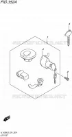 LOCK SET for Suzuki INTRUDER 1500 2015