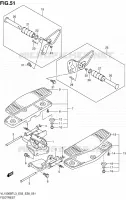 FOOTREST for Suzuki BOULEVARD 1500 2013
