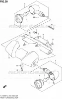 FRONT INDICATORS for Suzuki BOULEVARD 1500 2013