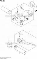HANDGRIPS   LEVERS  for Suzuki BOULEVARD 1500 2013