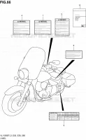 LABEL (VL1500BTL3 E03) for Suzuki BOULEVARD 1500 2013