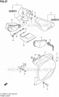 REAR FAIRING for Suzuki BOULEVARD 1500 2013