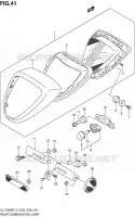 TAIL LIGHT ASSY for Suzuki BOULEVARD 1500 2013