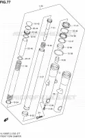 FRONT FORK for Suzuki INTRUDER 1500 2013