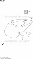 FUEL TANK   UPPER COVER for Suzuki INTRUDER 1500 2013