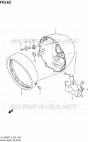 HEADLIGHT BOWL for Suzuki INTRUDER 1500 2013