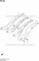 REAR FRAME for Suzuki INTRUDER 1500 2013