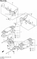 FOOTREST for Suzuki BOULEVARD 1500 2014
